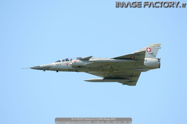 2014-09-06 Payerne Air14 5640 Mirage IIIDS.jpg